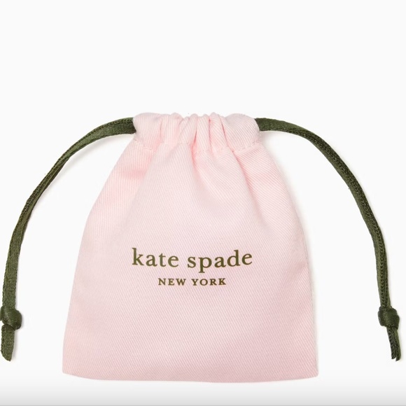 NEW Kate Spade Hole Punch Spade 10mm Spade Hinge Bangle Cream White w/ Receipt - Picture 6 of 6